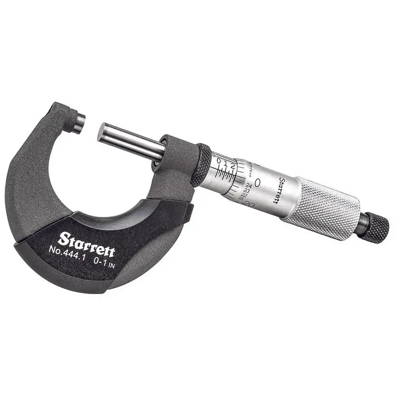 Micrómetro Mecánico 0-1" Starrett T444.1XRL-1 con Garantí Oficial