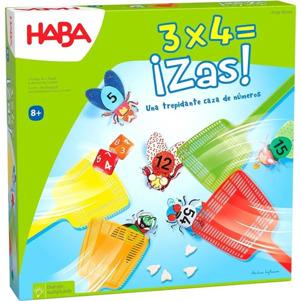 3×4= ¡Zas! Haba. con Garantí Oficial