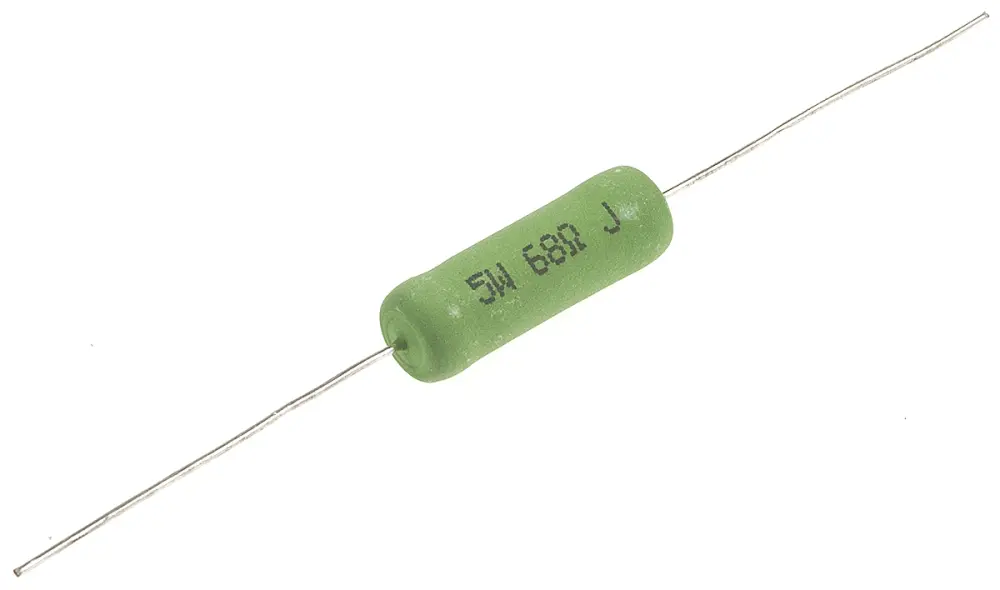 Resistencia TE Connectivity, de 68Ω ±5%, 5W, Serie EP | EP5W68RJ