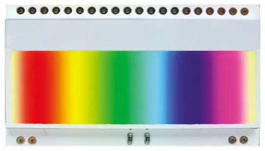 Retroiluminación LED Display Visions, color , color RGB, dim. 31 x 55mm | EA LED55X31-RGB