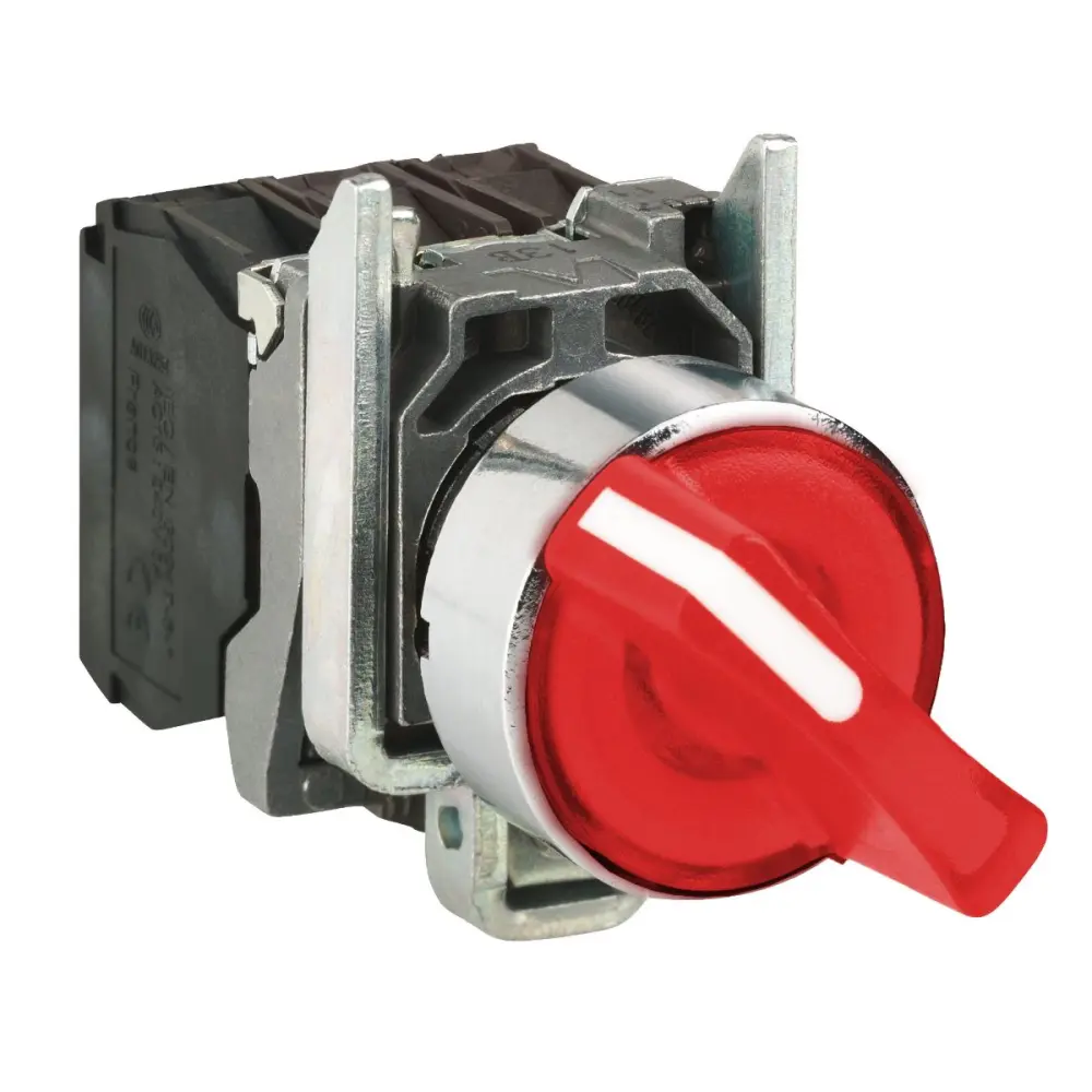 Interruptor selector Schneider Electric 2 Posiciones Roscado | XB4BK124M5