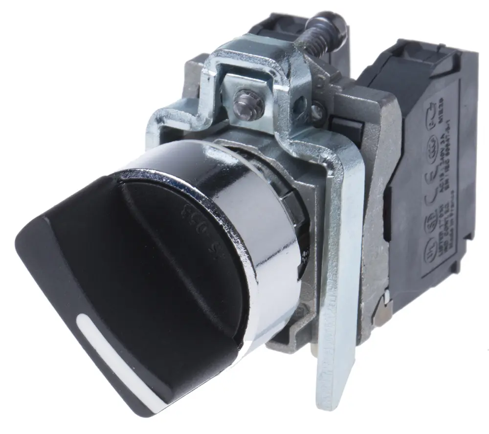 Interruptor selector Schneider Electric 2 Posiciones | XB4BD25EX