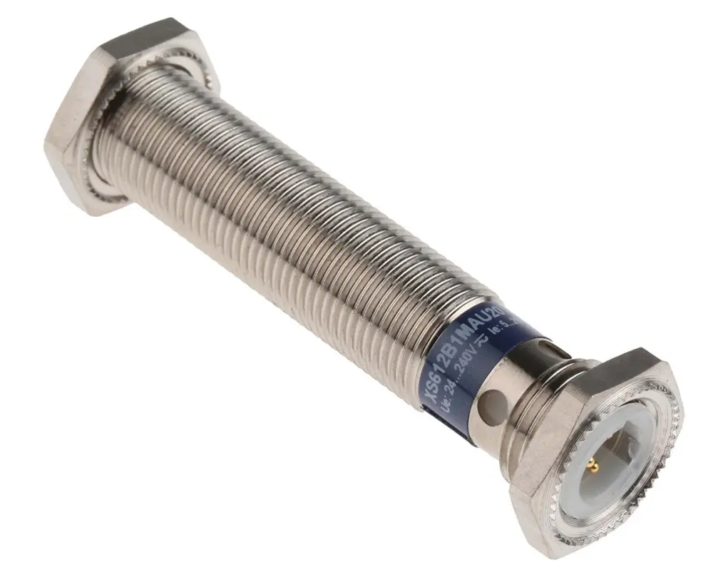 Sensor de proximidad Telemecanique Sensors, M12, alcance 4 mm, 20 264 V ac/dc, IP69K, 1kHz | XS612B1MAU20