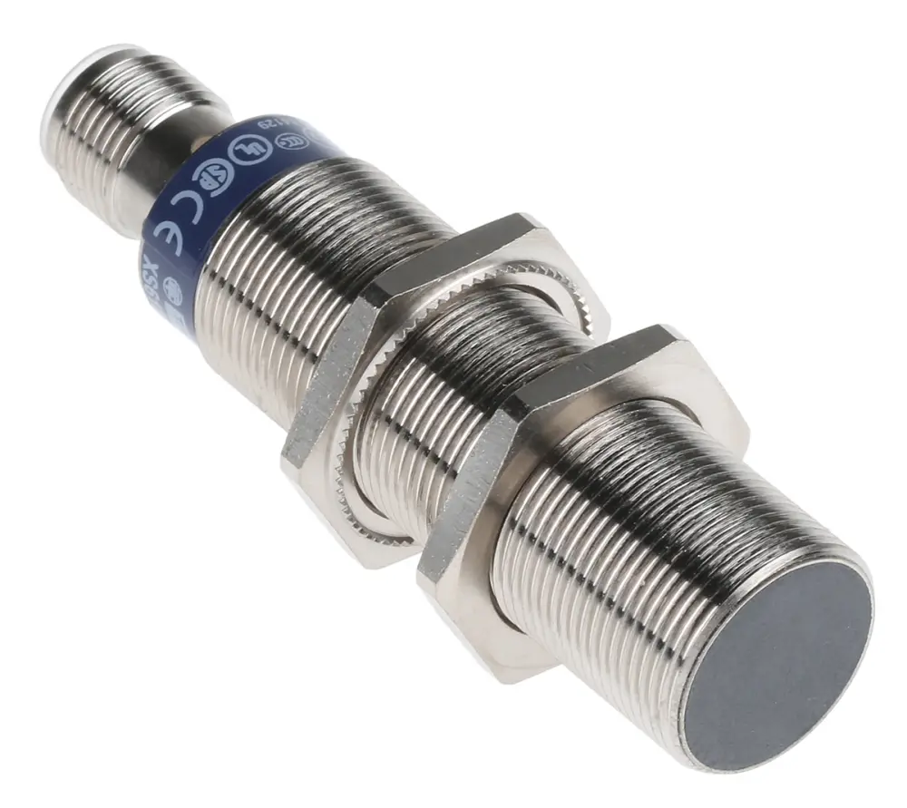Sensor de proximidad Telemecanique Sensors, M18, alcance 8 mm, 12 → 48 V dc, IP69K, 1kHz | XS618B1PAM12