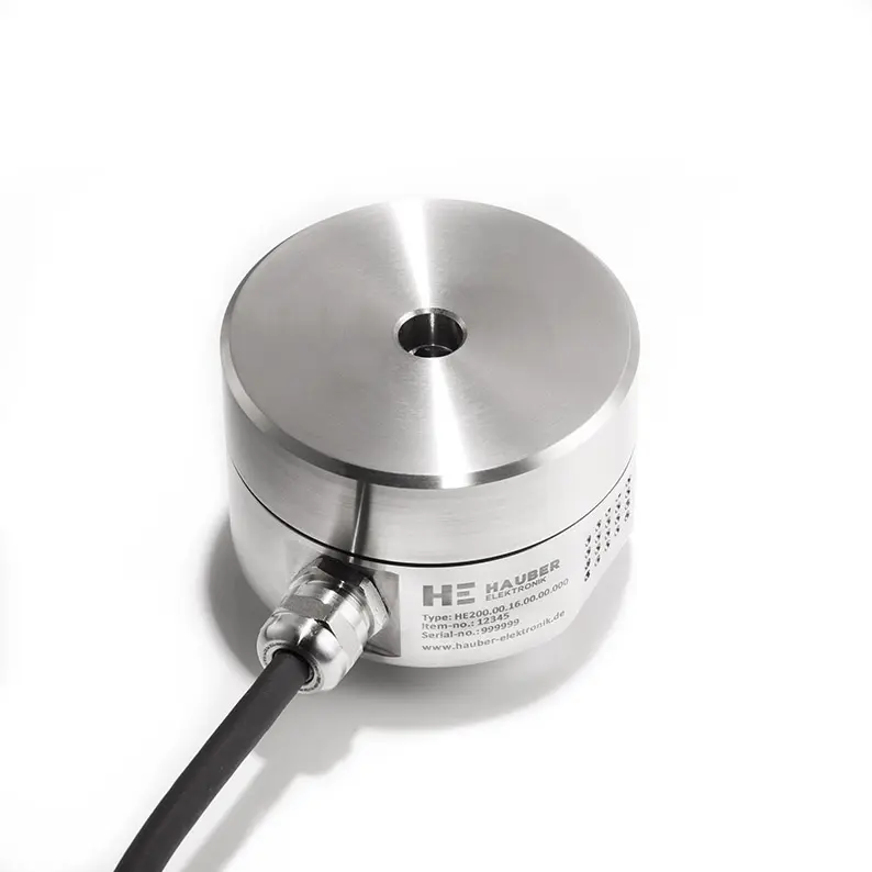 Sensor de vibraciones Hauber Elektronik HE200.02.16.01.00.01.100, vibraciones: 16mm/s, 20 mA, -35°C → +125°C