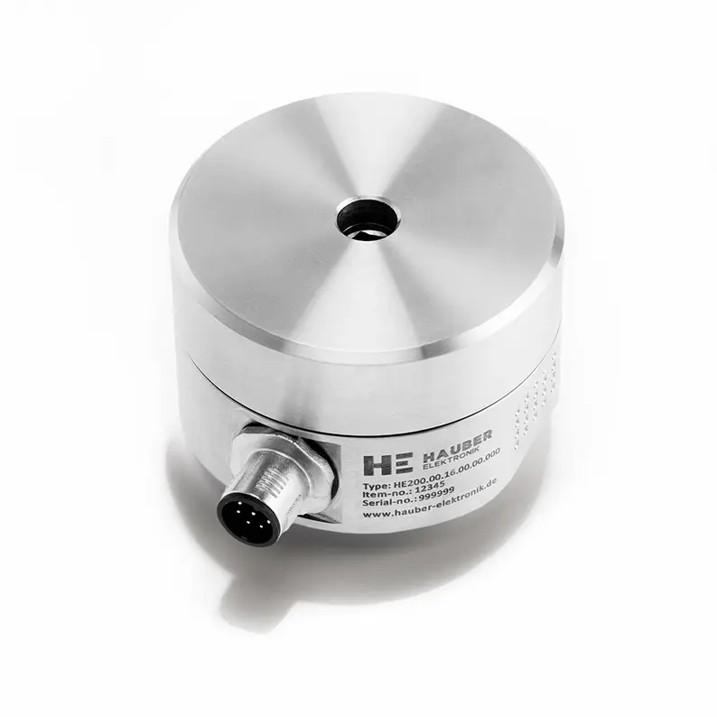 Sensor de vibraciones Hauber Elektronik HE200.02.32.01.00.00.000, vibraciones: 32mm/s, 20 mA, -40°C → +85°C