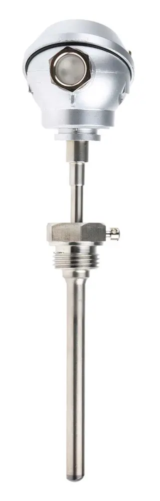 Sensor RTD PT100 de 3 hilos, sonda: Ø 5.7mm, long. 120mm, temp. -50°C → +250°C