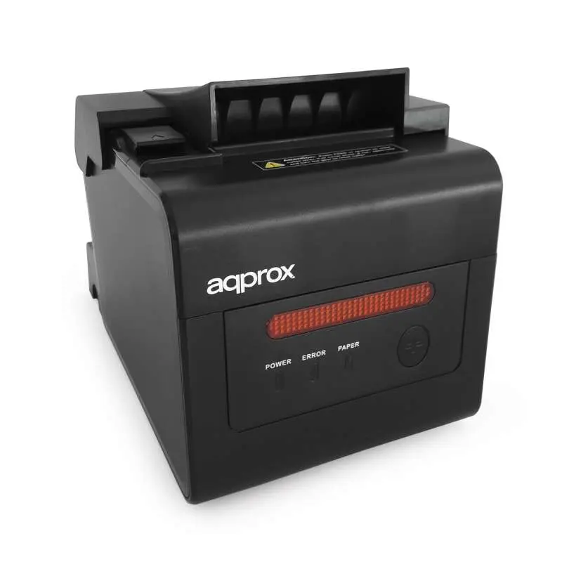 Approx Impresora Termica de Recibos - Alarma de Impresion - Resolucion 203dpi - Velocidad 300mm/s - USB, RJ-11, RS232, LAN...