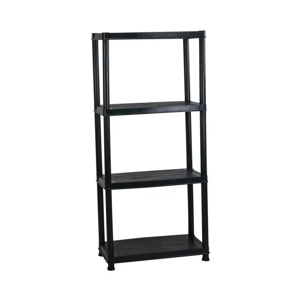 Premium con Bluetooth Estanterí de resina con 4 baldas de 131x61x31cm 100kg Thinia Home
