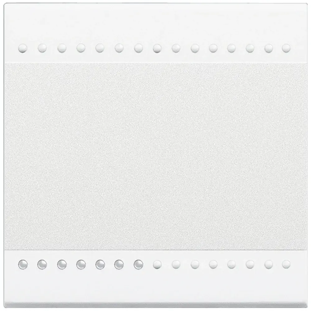 Cubretecla 2 modulos 127v 500w blanco livinglight Bticino