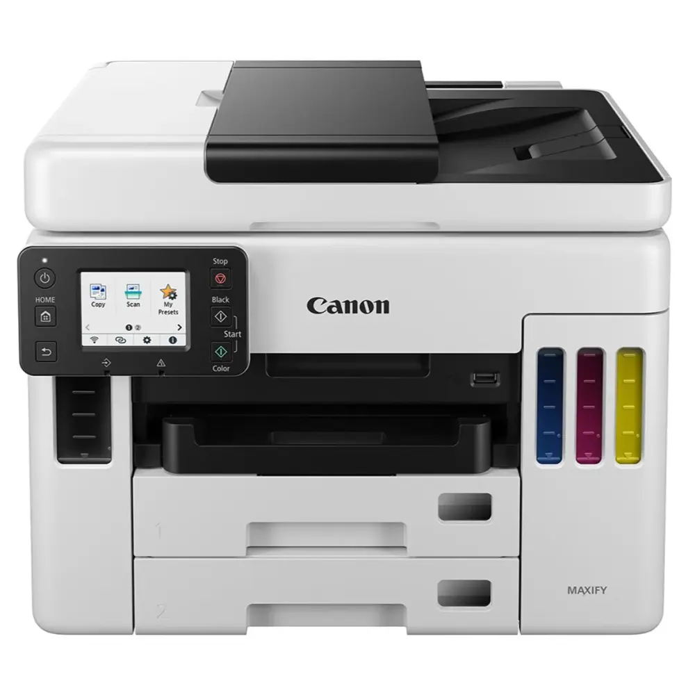 Canon MAXIFY GX7010 | Multifuncional con ADF | Sistema de Tanque de Tinta | Wi-Fi (WPA3)