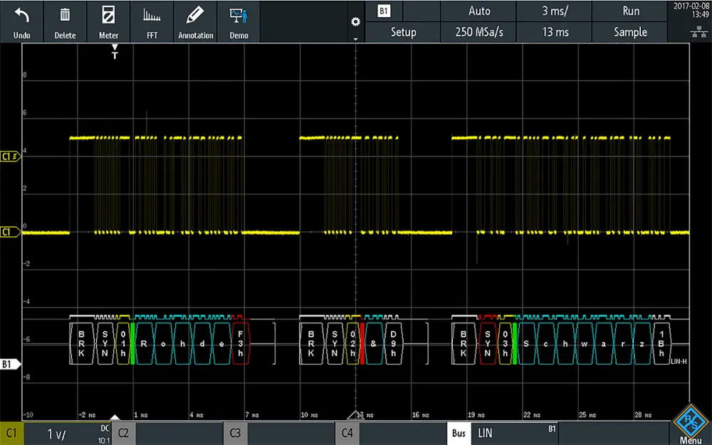 Rohde & Schwarz RTB-K3 para utilizar con Osciloscopio digital RTB2000 Rohde & Schwarz