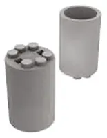 Soporte para LED Keystone, tipo Espaciador LED, Ø ext. 5mm, para LED de 5 mm (T-1 3/4), mont. en PCB | 8321