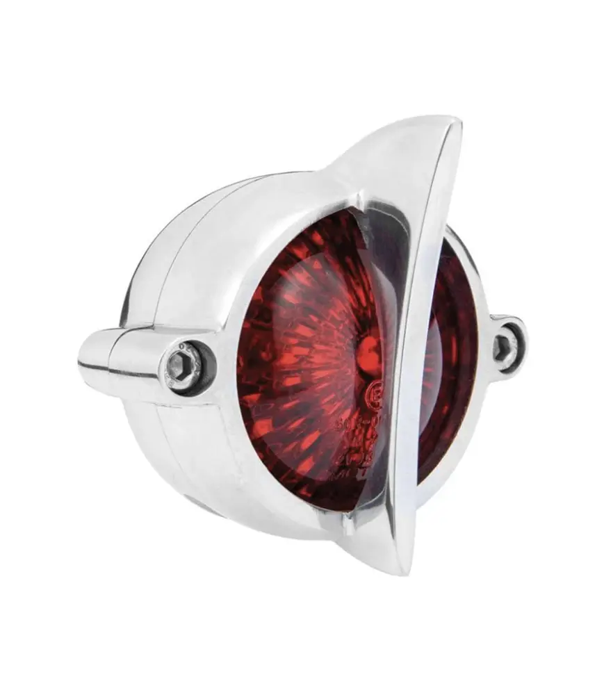 Alta Gama Lanterna Traseira Motone Cuda LED – Plateado - Homologado