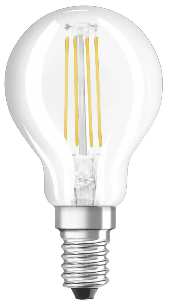 436527 LAMPARA ESFERICA FIL LED E14 4W 2700K RETROFIT OSRAM