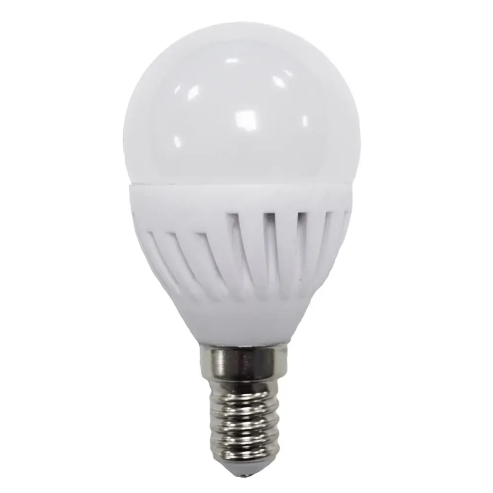 62432 LAMPARA LED ESFERICA 9W E14 4000K 900Lm ALG