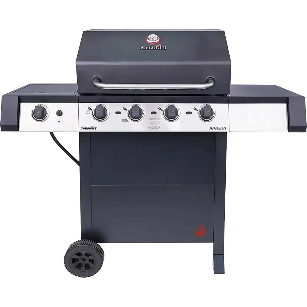 Disparador Remoto Inalámbrico Asador de Gas Char-Broil 4 Quemadores Performance Amplifire Negro