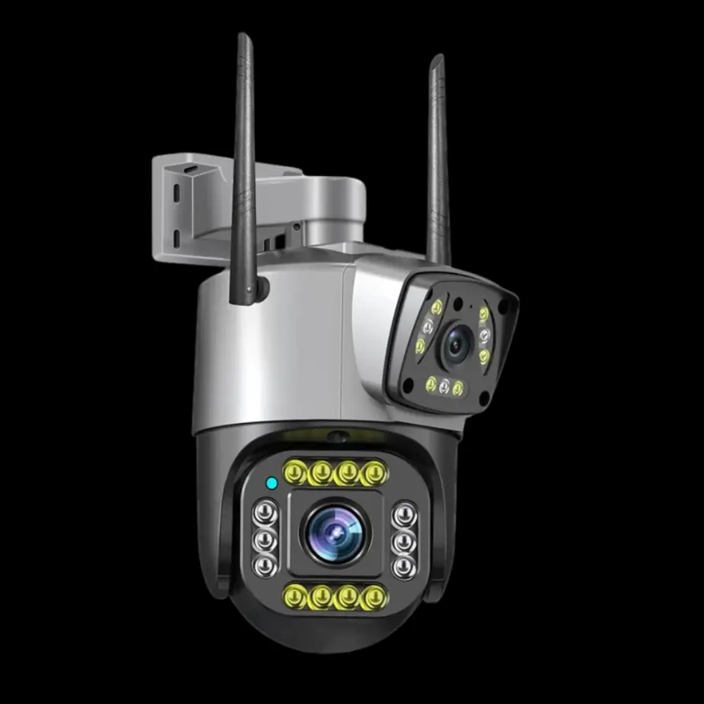 Doble Cámara de Seguridad Exterior 4G para Fotografí de Larga Exposición