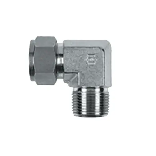 1/4" x 1/4" Male Elbow 316 Stainless Metal Let-Lok Ends 769LSS1/4X1/4