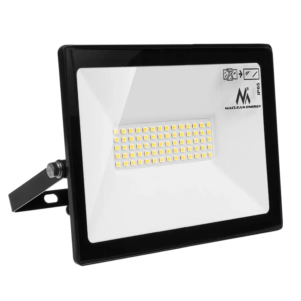 Naświetlacz LED esbelto 50W, 4000lm Blanco Neutro (4000K) Maclean Energy MCE550 NW, IP65, PREMIUM