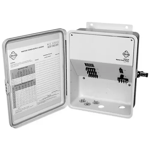 Outdoor Multiple Camera Power Supply WCS4-20B con Adaptadores para Diferentes Lentes