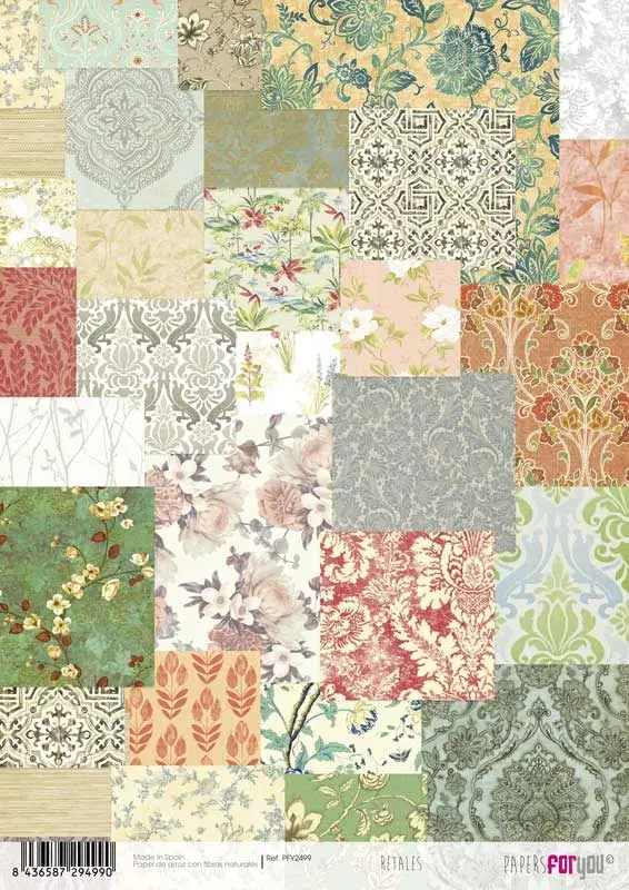 Papel de arroz A4 Retales Papers you
