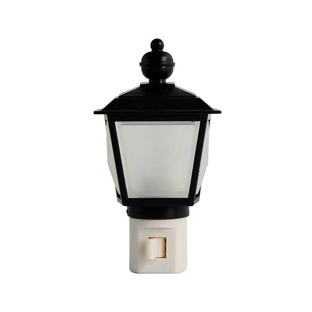 Profesional de Alta Gama Lámpara decorativa de noche, farol negro 4 W Foy