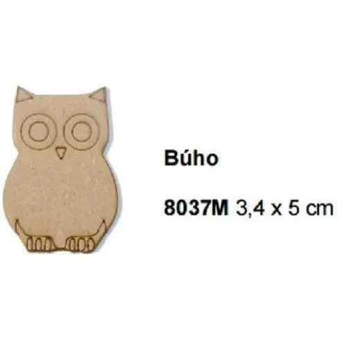 Silueta DM 8037M Buho 3,4x5cm