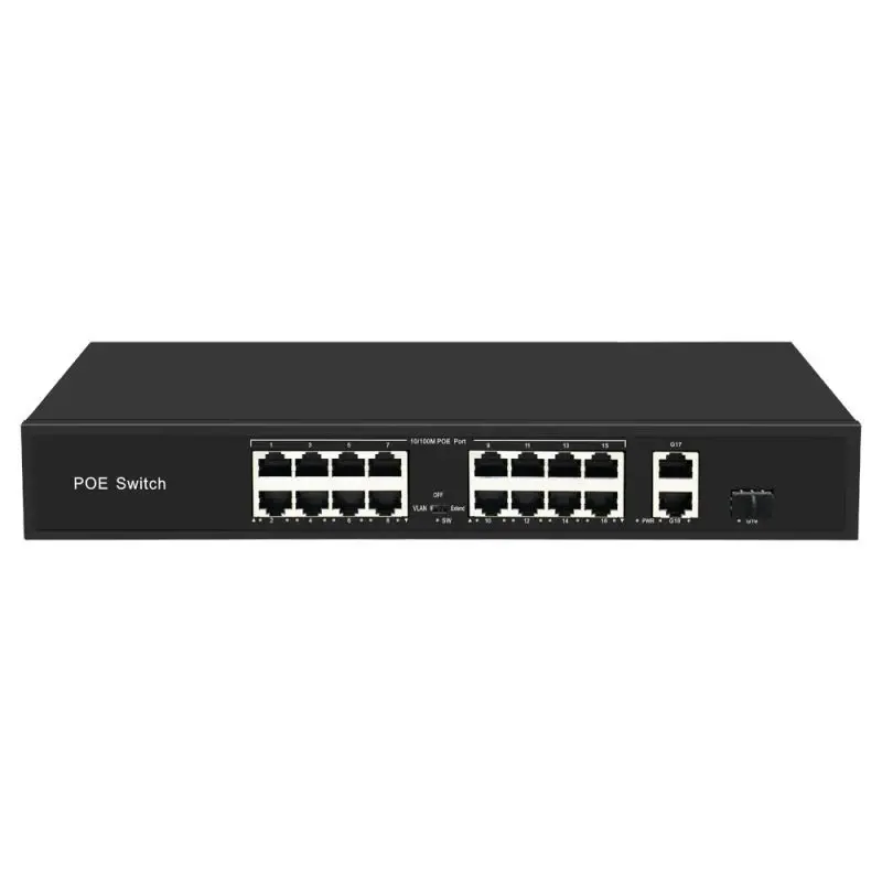 Firewall de Negocio Switch STC 16 Puertos PoE Ethernet Acelerado