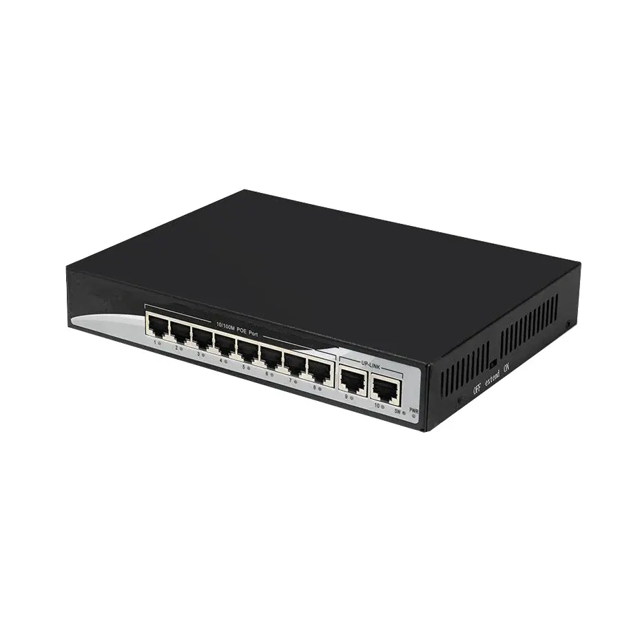 Sistema Mesh Switch STC 8 Puertos Gigabit POE 10/100/1000 Mbps - Modelo STC-S0208P