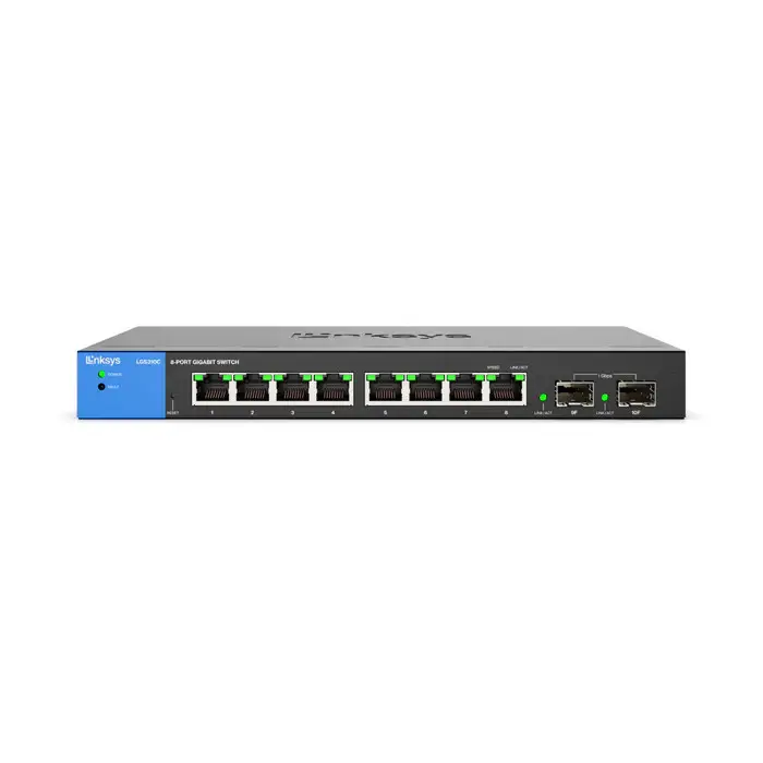 Switch Administrable Linksys LGS310C de 8 Puertos Gigabit Red cableada