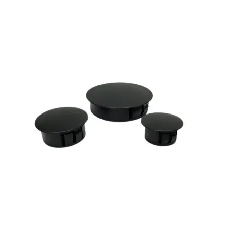 Tapón ciego para prensaestopas, Negro, No Roscado, Nylon 66, Tapón, 5mm, 6.3mm