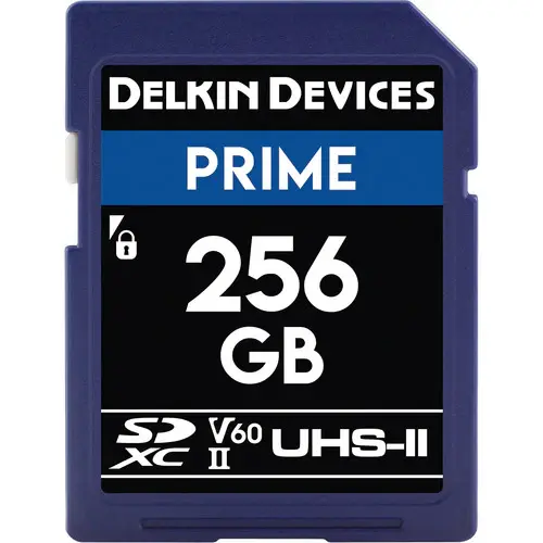 Delkin Devices 256 GB PRIME UHS-II SDXC Compatible con Windows 11