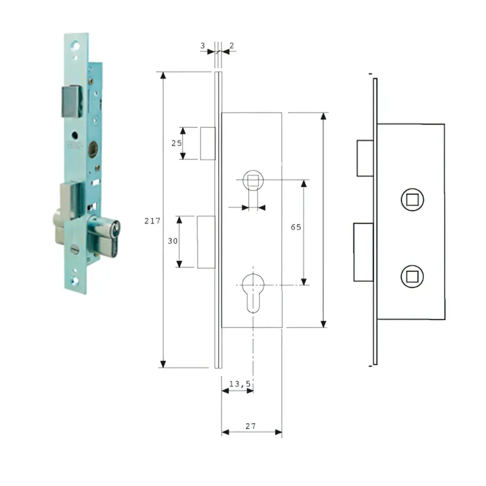 Adaptador de Corriente Cerradura Tesa 2204-nm/15