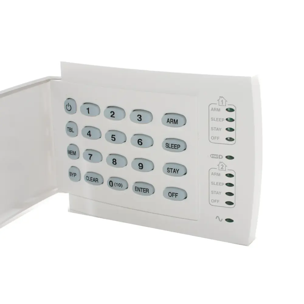 Adaptador de Corriente Teclado Paradox K10h Horizontal LED Cableado para 10 Zonas