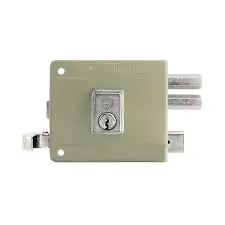 Alta Seguridad CERRADURA IDEACE KINGLOCK VERDE ACERO DOS PASADORES DERECHA 2010