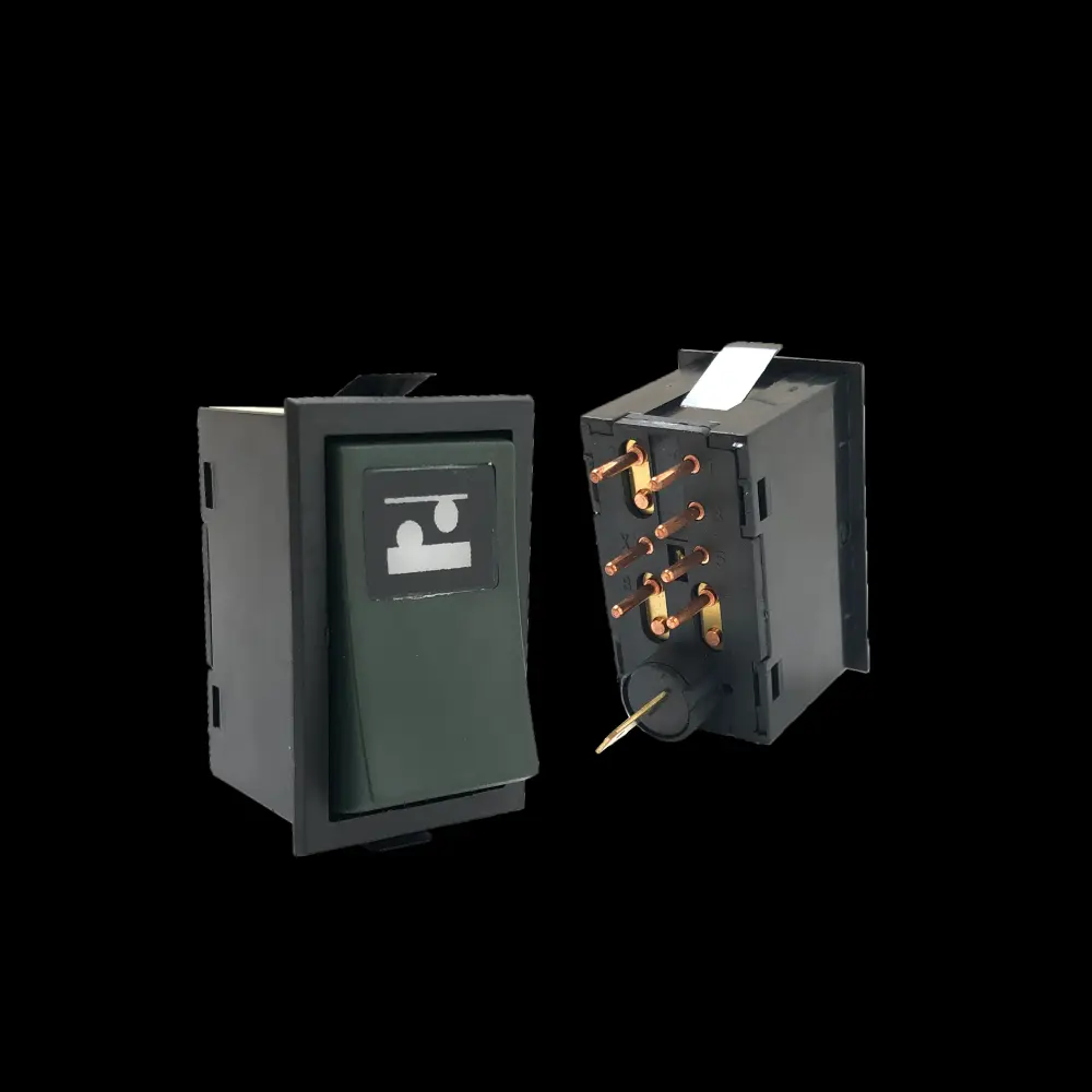 Switch de Control bolsa/eje 7P - Verde/negro Import 1578756 | Instalación Rápida