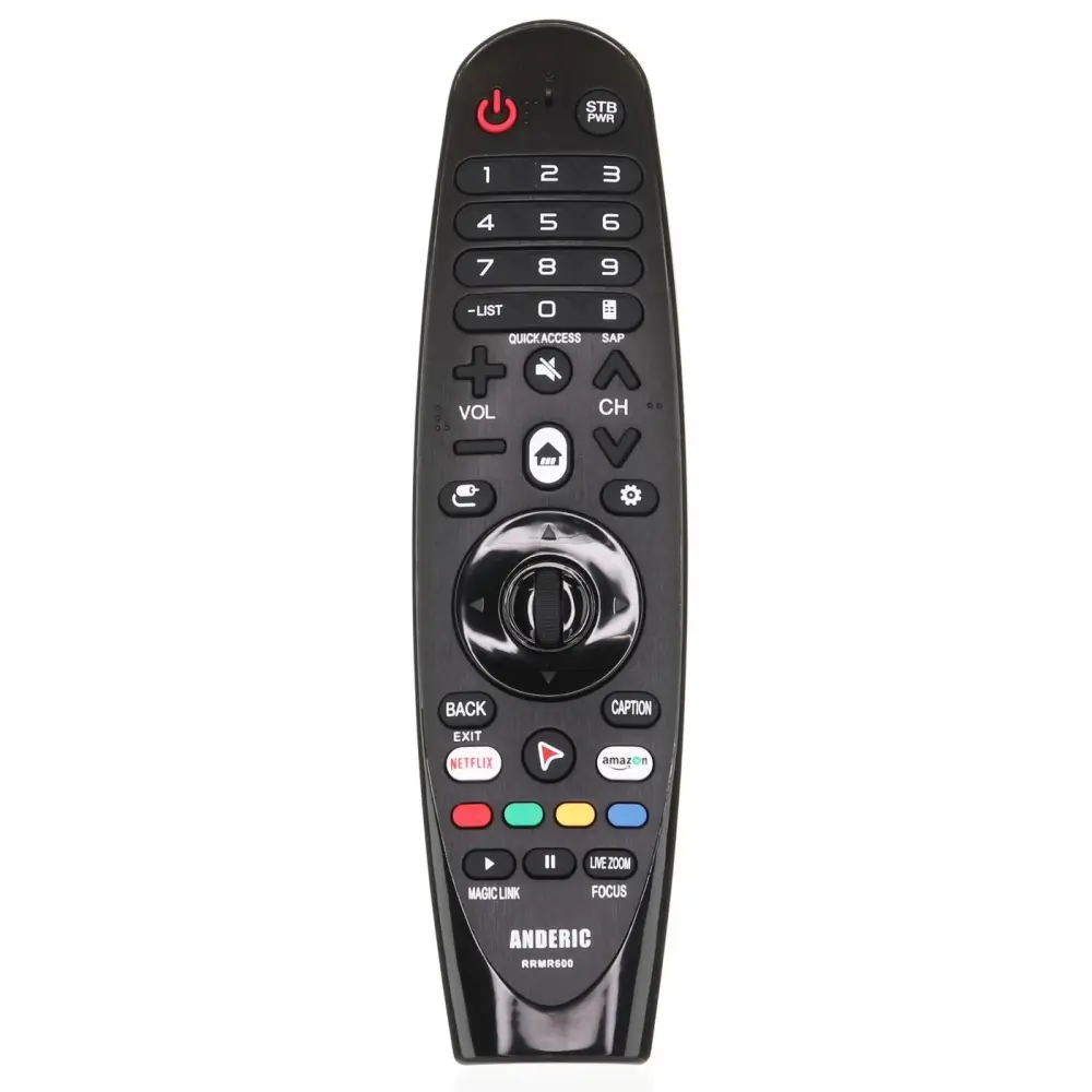 Anderic RRMR600 para LG Magic TV - Control remoto de TV sin función de voz con Baterí Recargable