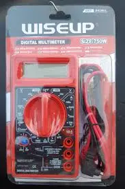 MULTIMETRO NUMÉRICO 750W PORTATIL "WISEUP"
