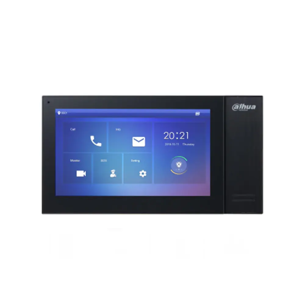 Pantalla Táctil Capacitiva de 7'' Dahua para Videoportero y Seguridad IPC PoE con Baterí Recargable
