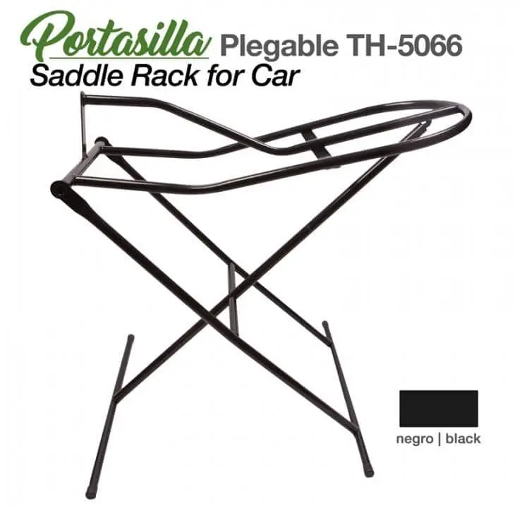 PORTASILLA PLEGABLE TH-5066 NEGRO con Antena Integrada