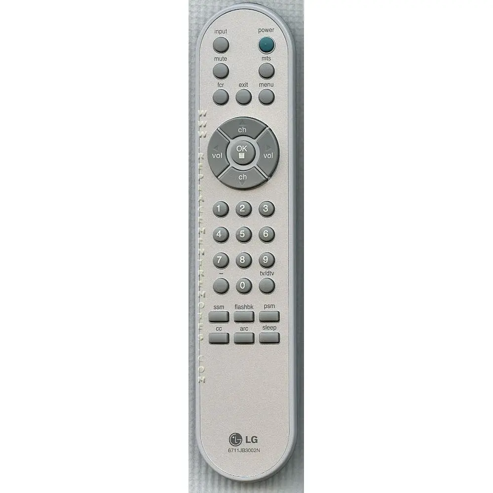 TV Portátil Digital TDT Control remoto del televisor LG 6711JB3002N