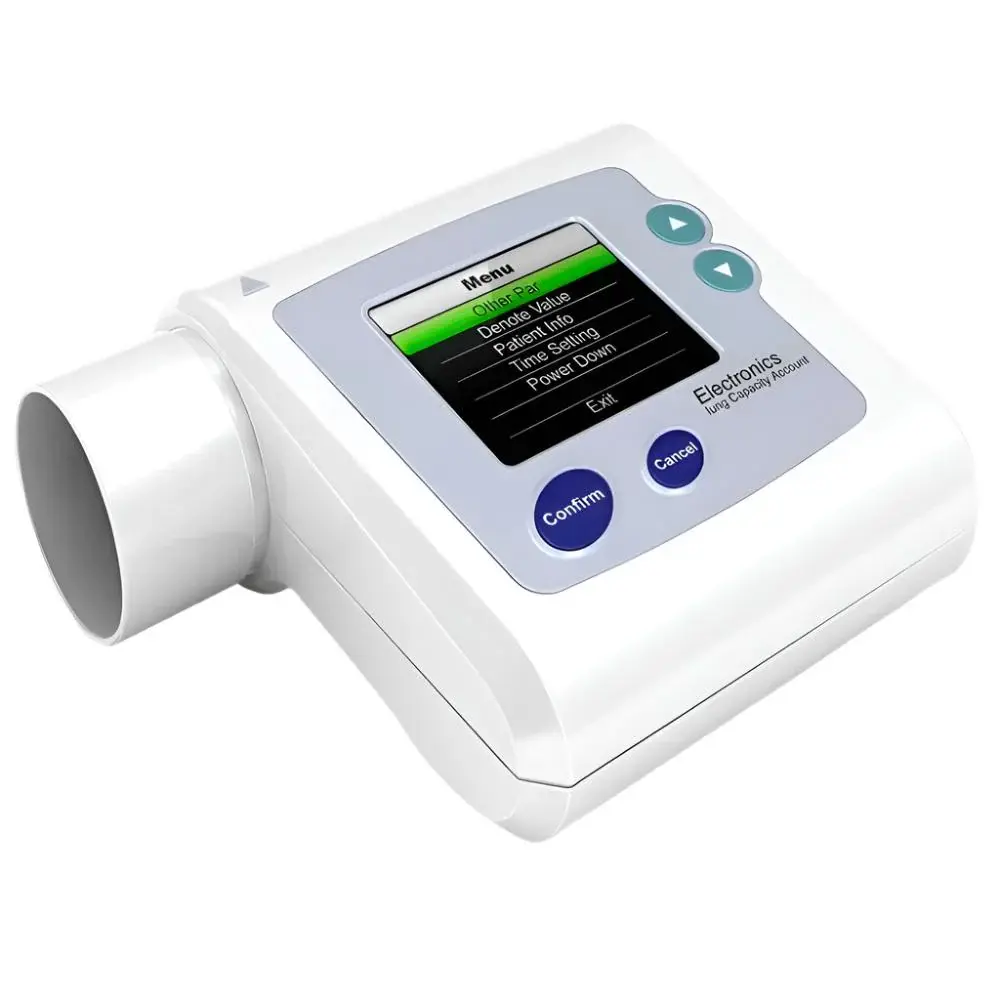 TV Portátil Digital TDT Espirómetro de mano con pantalla | Estado pulmonar | SP10 | Mobiclinic