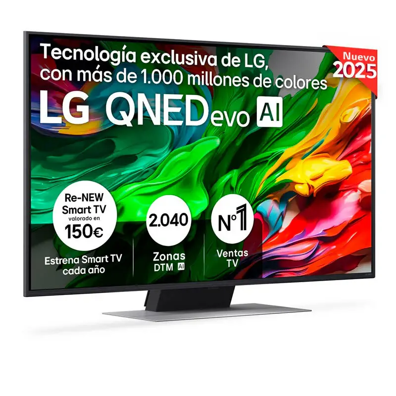 Televisor con Tasa de Refresco Alta TV LG 43QNED87A6D QNED 4K 43"