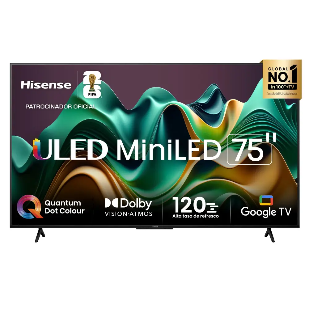 Televisor Hisense ULED MiniLED 75U6N | 75" | 4K | Google TV | HDMI | USB