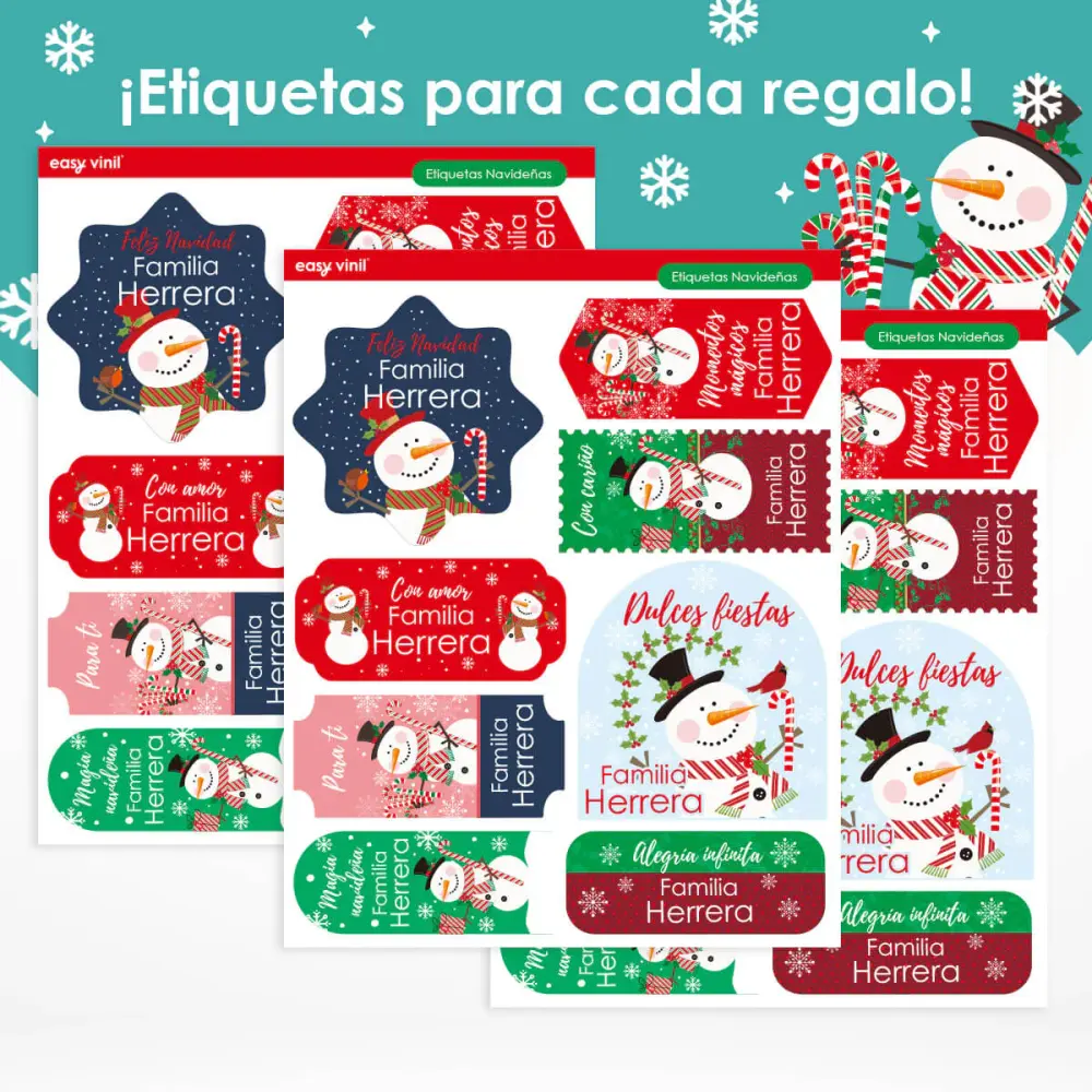 Certificado 4K Ultra HD ETIJNAV13 - Muñequitos de Nieve