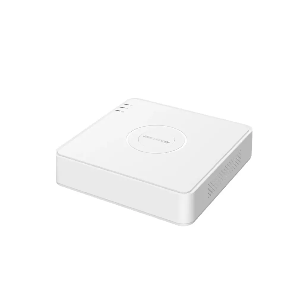 NVR Hikvision Portátil 1U 4 Canales 1 SATA 1080P/4MP (DS-7104NI-Q1) para Pared | Ajustable
