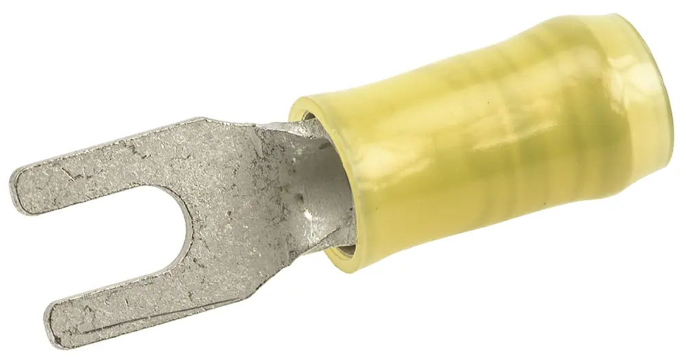 Terminal de horquilla TE Connectivity, Serie PIDG, Aislado, M3.5, Amarillo, 2.6mm² 6.6mm², 12AWG 10AWG | 326859