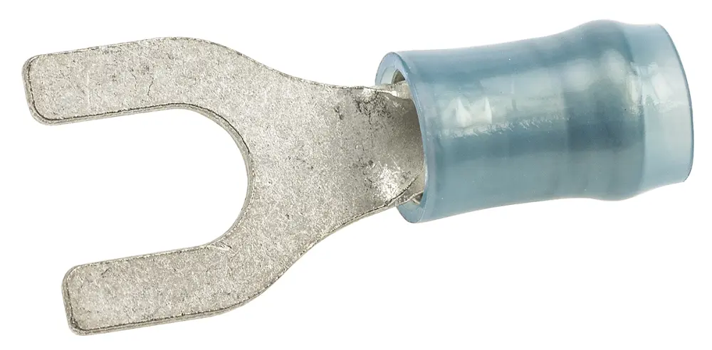 Terminal de horquilla TE Connectivity, Serie PIDG, Aislado, M5, Azul, 1.25mm² 2mm², 16AWG 14AWG | 32060