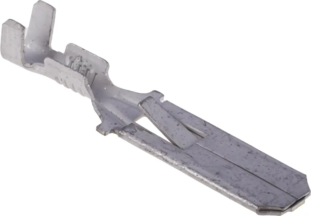 Terminal de lengüeta macho TE Connectivity FASTIN-FASTON .250 de crimpar, 6.35 x 0.81mm, 0.3mm² → 0.8mm², long. 29mm,...